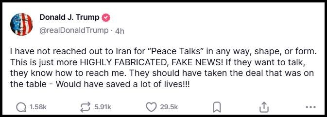 Truth Social June 17, 2025 President Donald Trump post