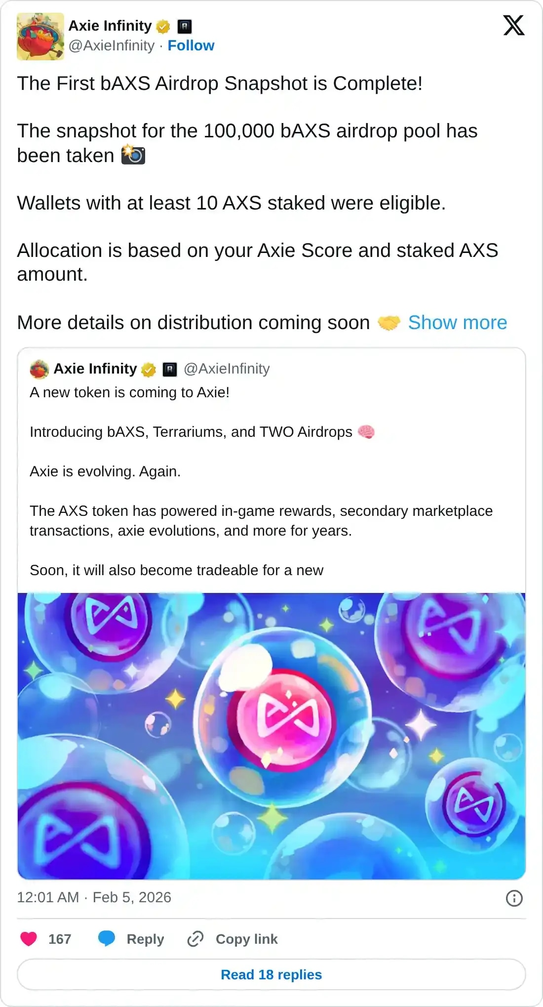 https://x.com/AxieInfinity/status/2019199541744963895