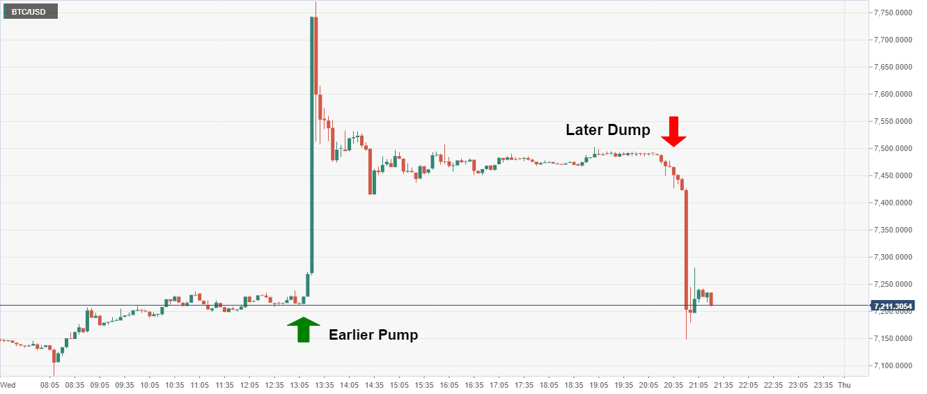 Bitcoin Pump and Dump