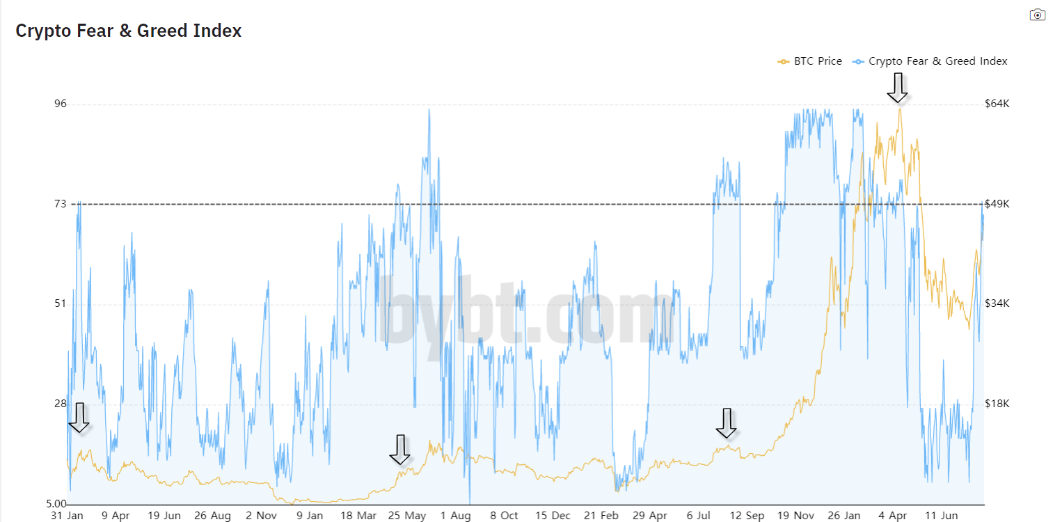 Crypto Fear & Greed Index - Bybt.com