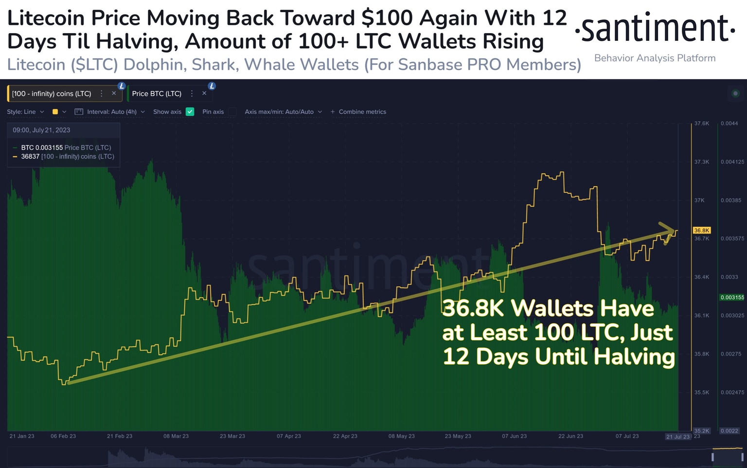 Litecoin entities accumulate LTC
