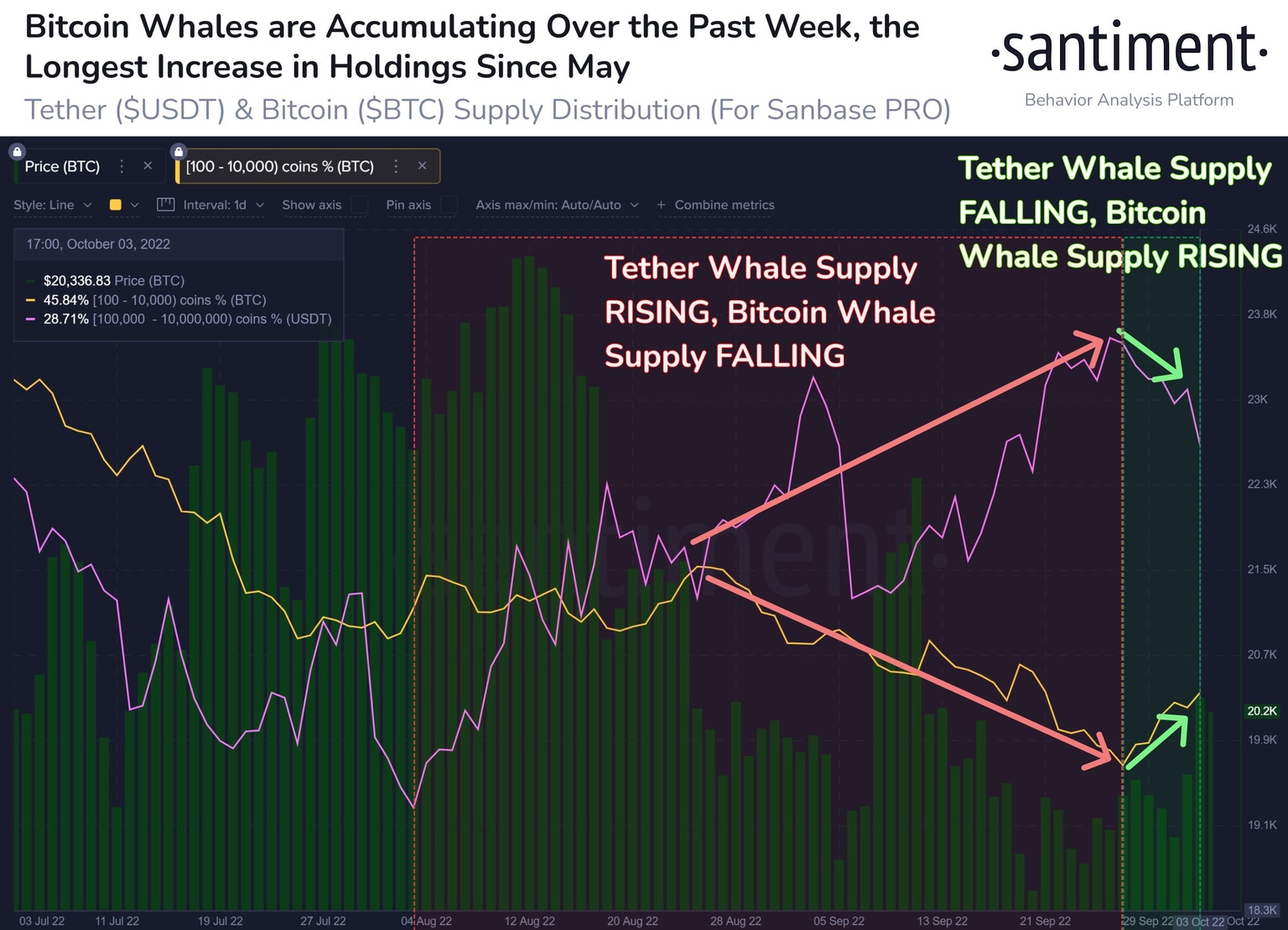 Bitcoin whale accumulation