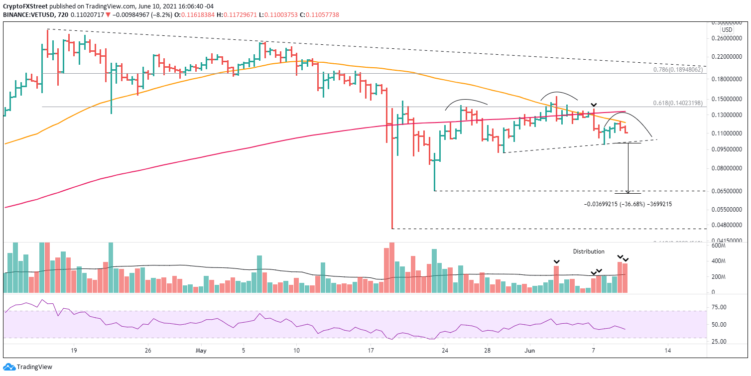VET/USD 12-hour chart