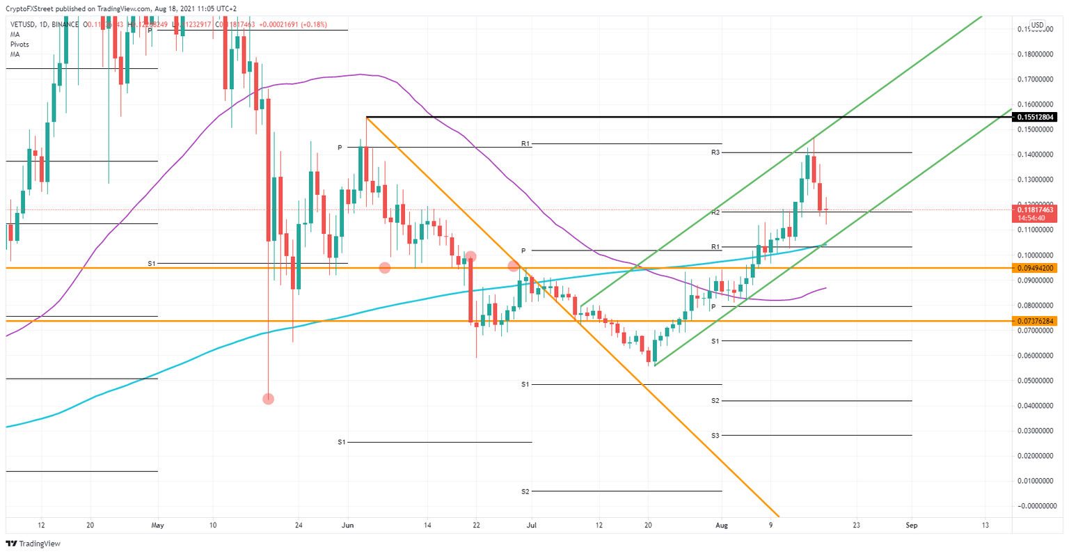 VET/USD daily chart
