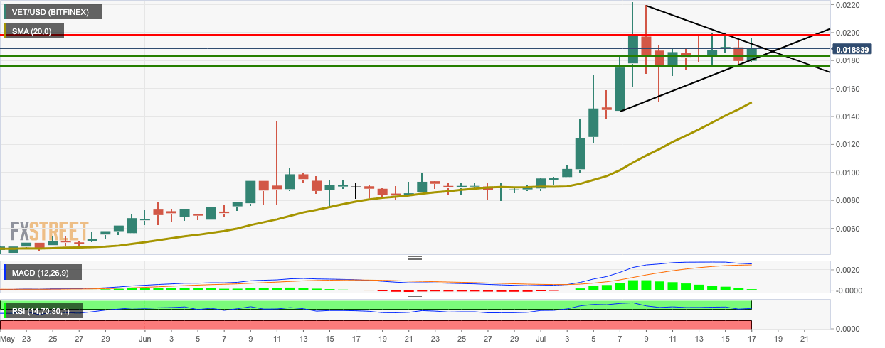 VET/USD daily chart