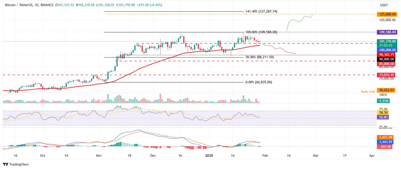 BTC/USDT daily chart
