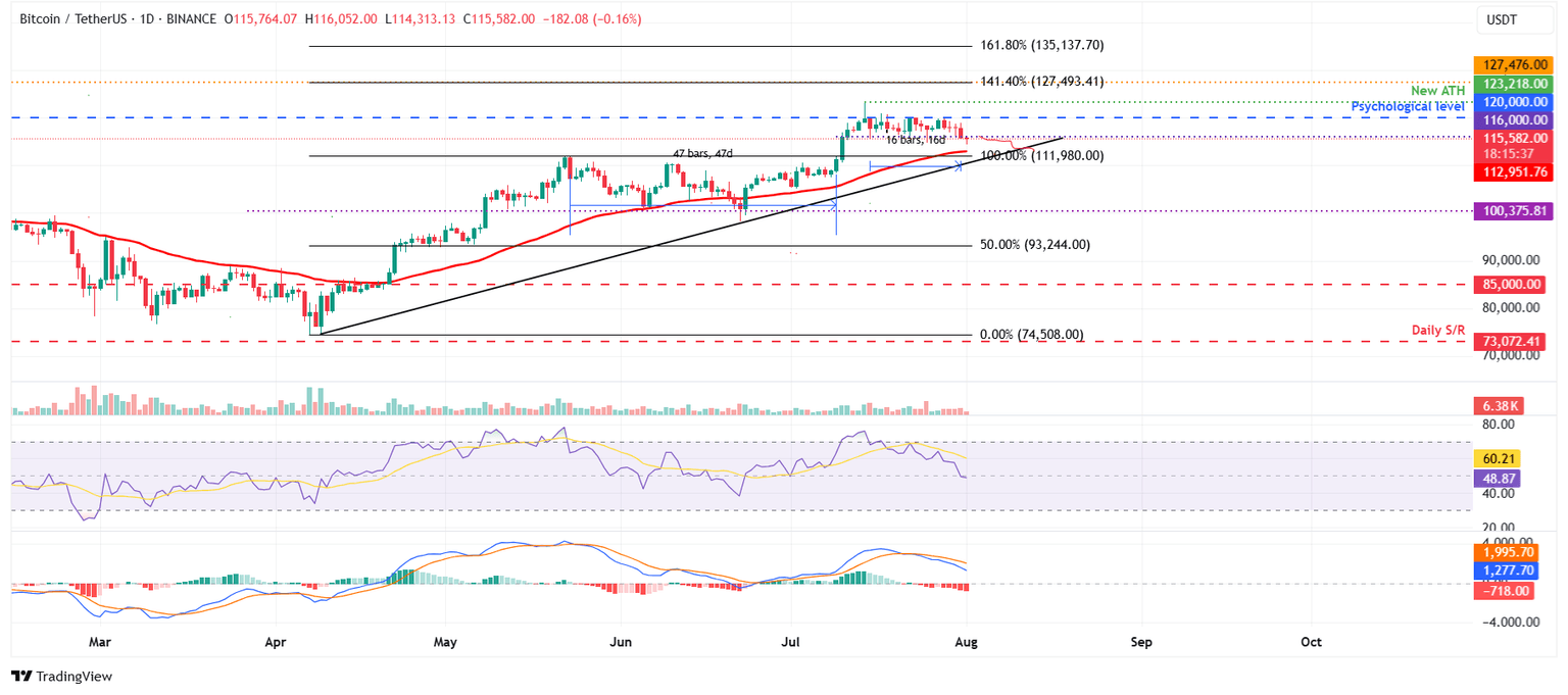 BTC/USDT daily chart