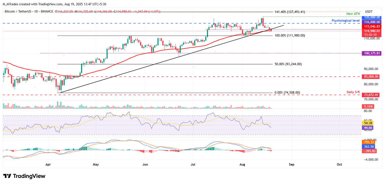BTC/USDT daily chart