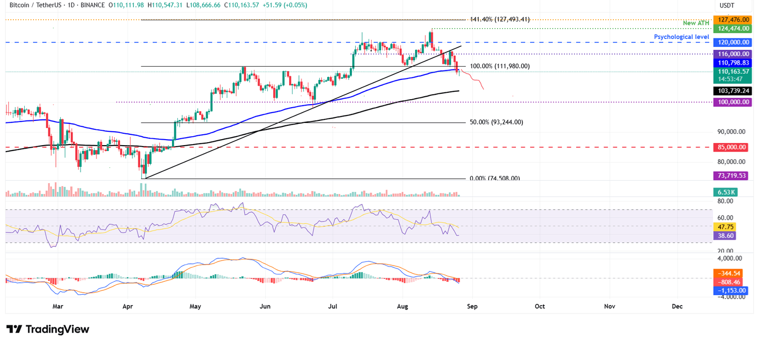 BTC/USDT daily chart