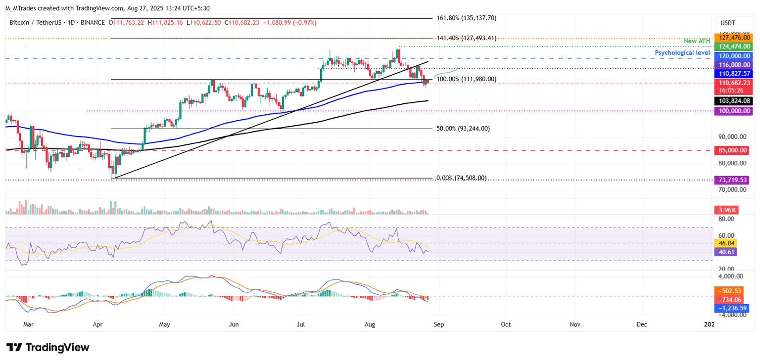 BTC/USDT daily chart