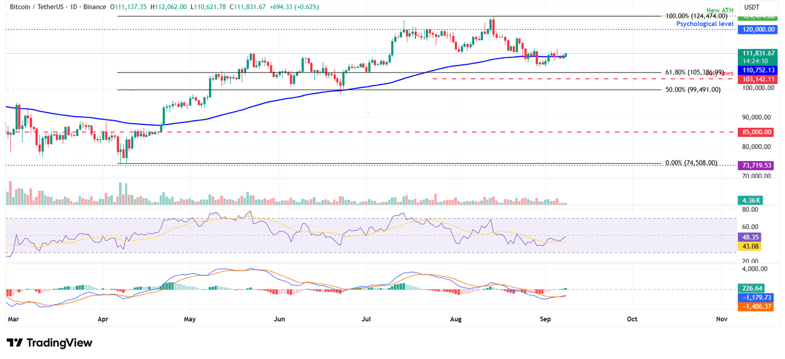 BTC/USDT daily chart