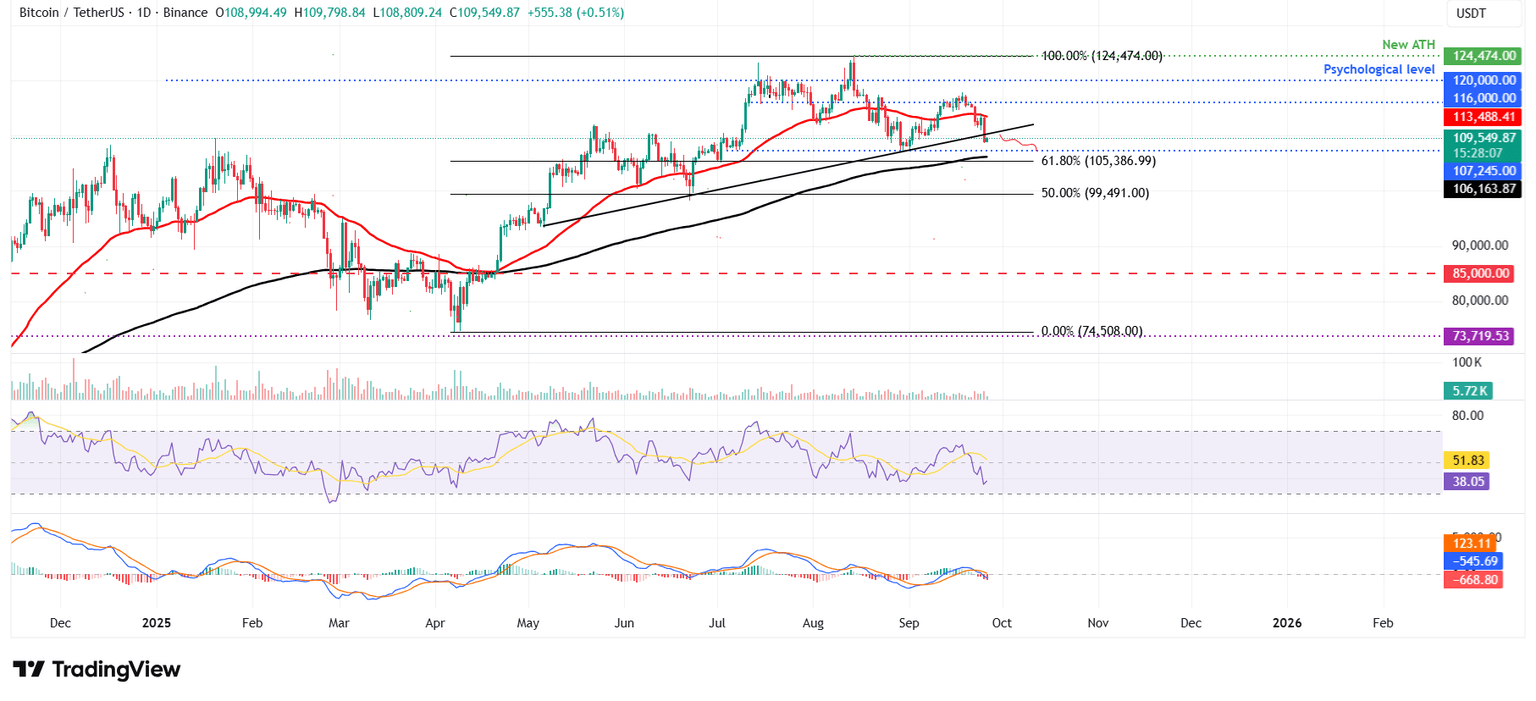 BTC/USDT daily chart