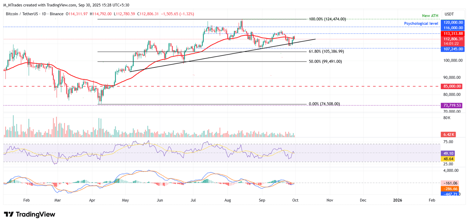 BTC/USDT daily chart
