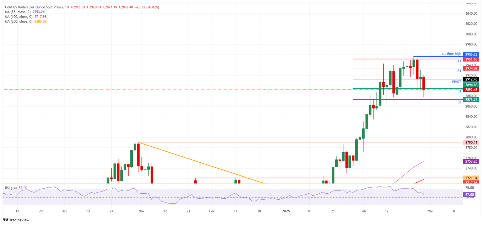 XAU/USD: Daily Chart