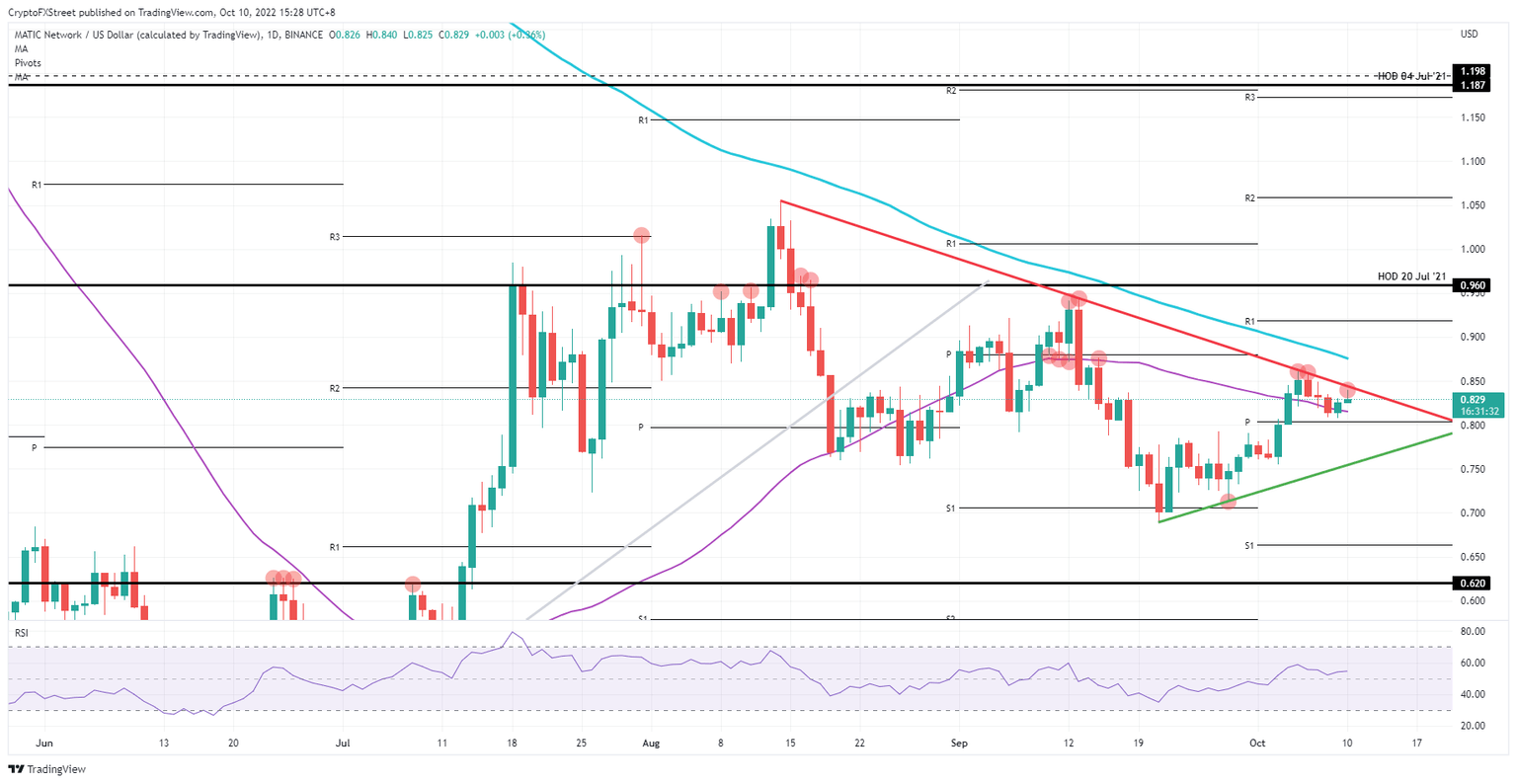 MATIC/USD Daily chart