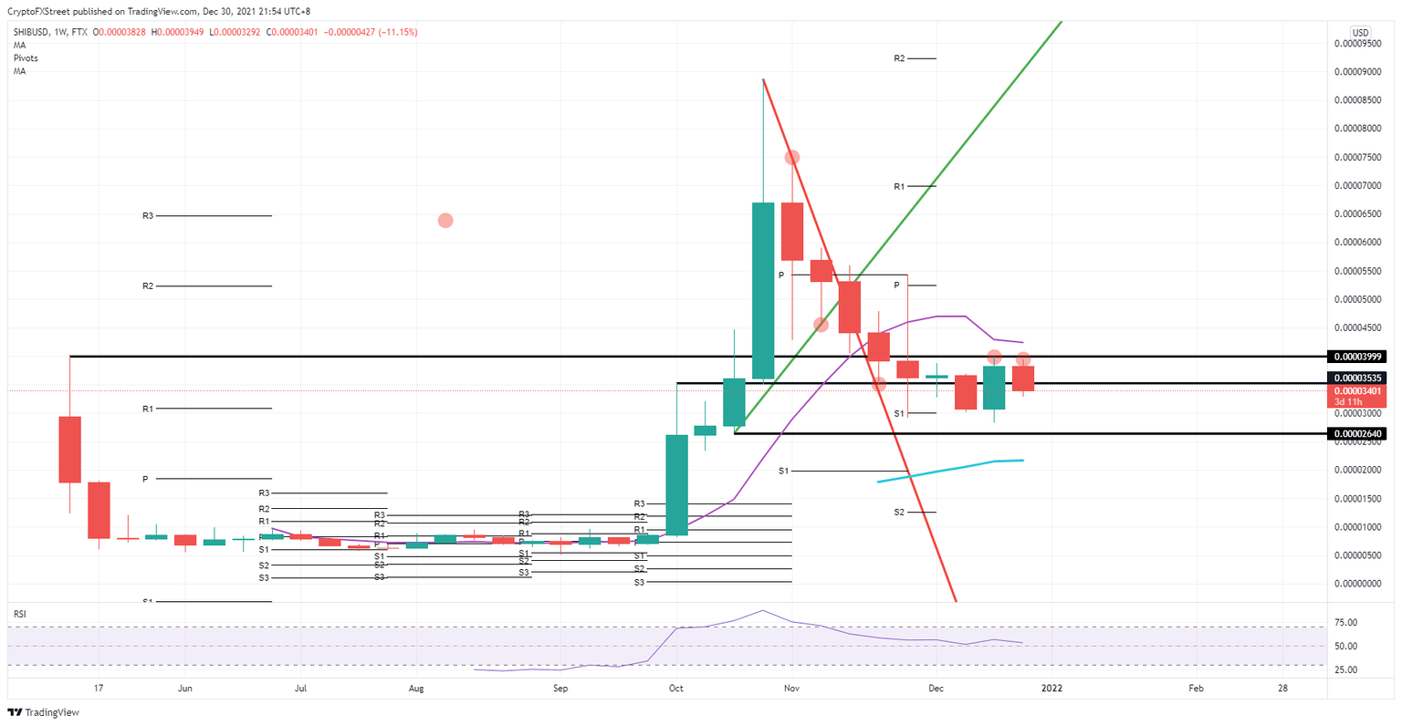 SHIB/USD daily chart