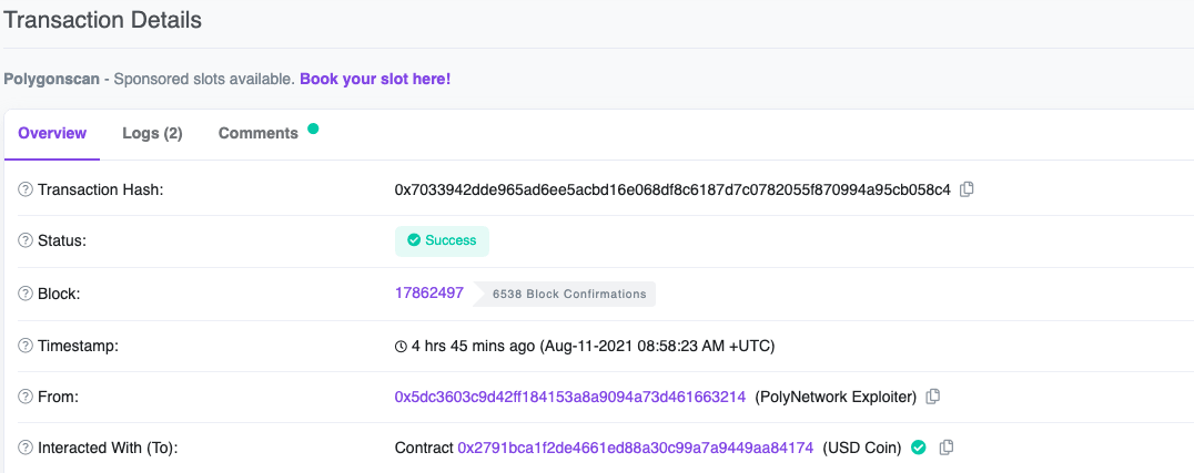 $1 million in Ethereum returned by hacker